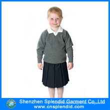 Shenzhen Factory Design Your Own Logo Beautiful School Uniform